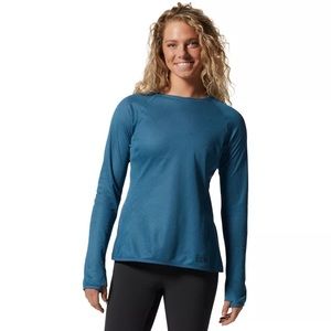 Mountain hardwear, women’s air mesh long sleeve, size medium